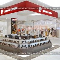 Thiết kế gian hàng giầy dép Pierre Cardin - Vincom Đồng Khởi